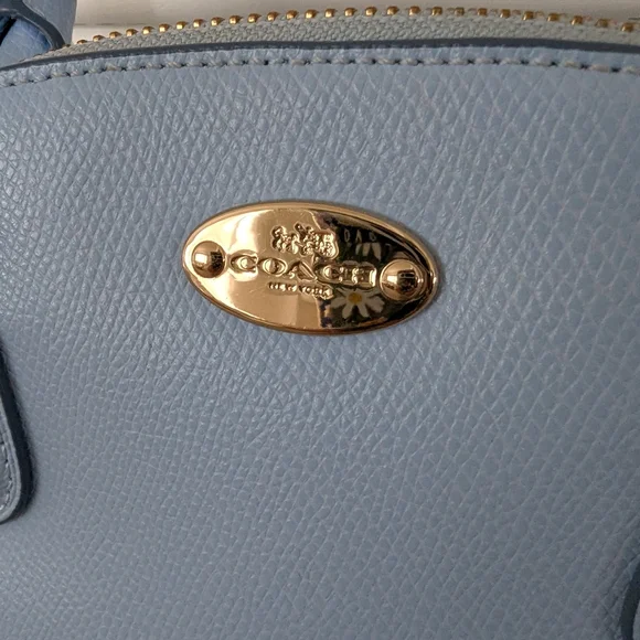Coach Light Blue Satchel - Picture 3 of 7